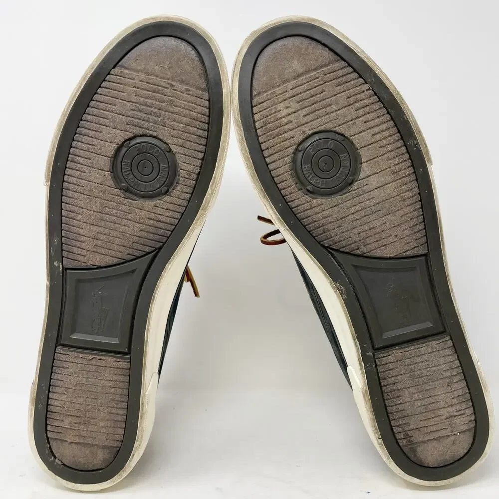 Polo Ralph Lauren Rylander Plaid Boat Shoes Mens Size 12D